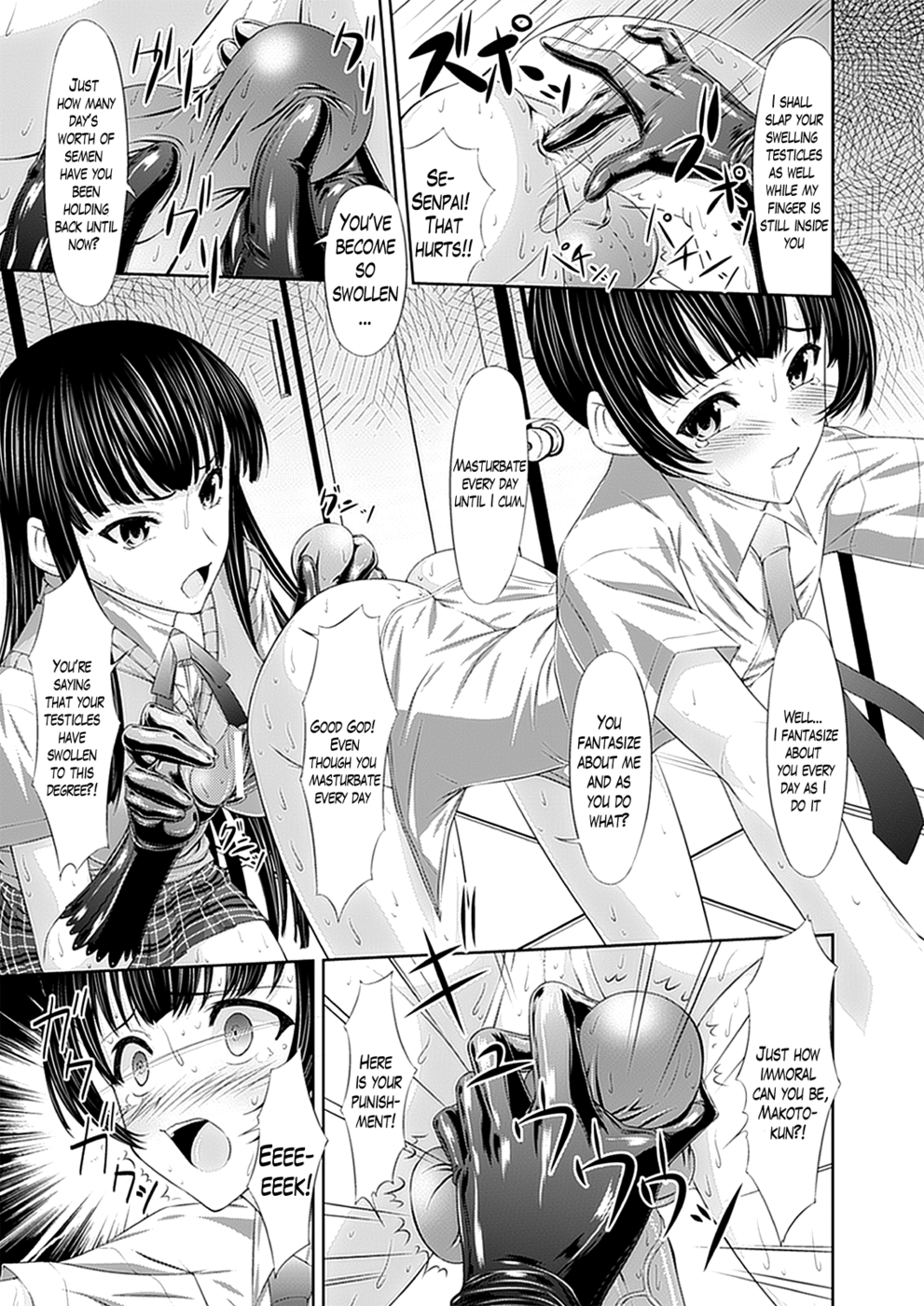 Hentai Manga Comic-Guidance By My Senior Who Puts On The Black Gloves-Read-9